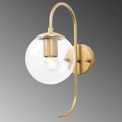 Applique murale Jewel dorée - 27x36 cm