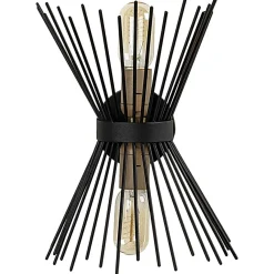 Applique Murale Kirpi noire - 23x16x33 cm