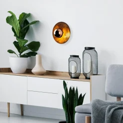 Applique murale Kurt bronze - D.38x31 cm