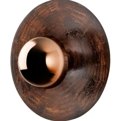 Applique murale Kurt bronze - D.38x31 cm