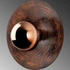 Applique murale Kurt bronze - D.38x31 cm