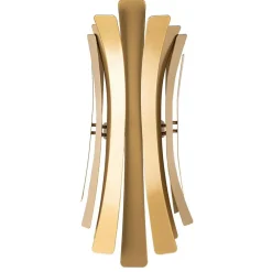 Applique murale Linea dorée - 17x16x48 cm