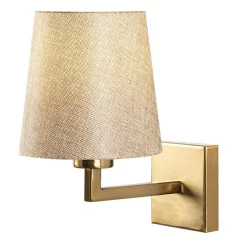 Applique murale Profil doré/crème - 18x24x30 cm