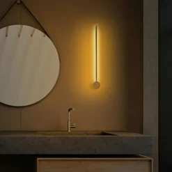 Applique murale Sword dorée - 62x10x7 cm