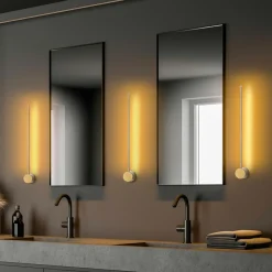 Applique murale Sword dorée - 62x10x7 cm