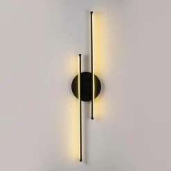 Applique murale Umut noire - 17x86 cm