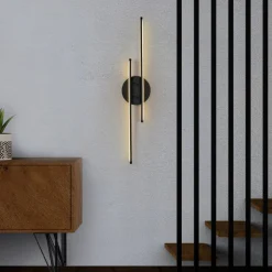 Applique murale Umut noire - 17x86 cm