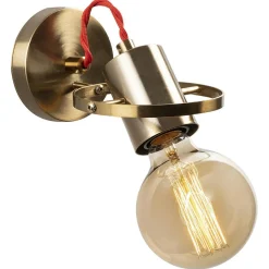 Applique murale Vaveyla dorée - 12x17x13 cm