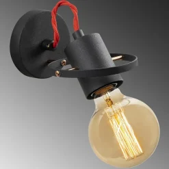 Applique murale Vaveyla noire - 12x17x13cm