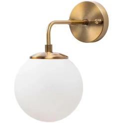 Applique murale Viran dorée vintage - 15x27x25 cm