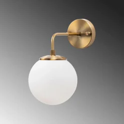 Applique murale Viran dorée vintage - 15x27x25 cm