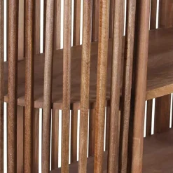 Armoire ajourée manguier boston naturel - 127x50x178 cm