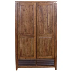 Armoire Lisboa ii Marron - 120x58x200 cm
