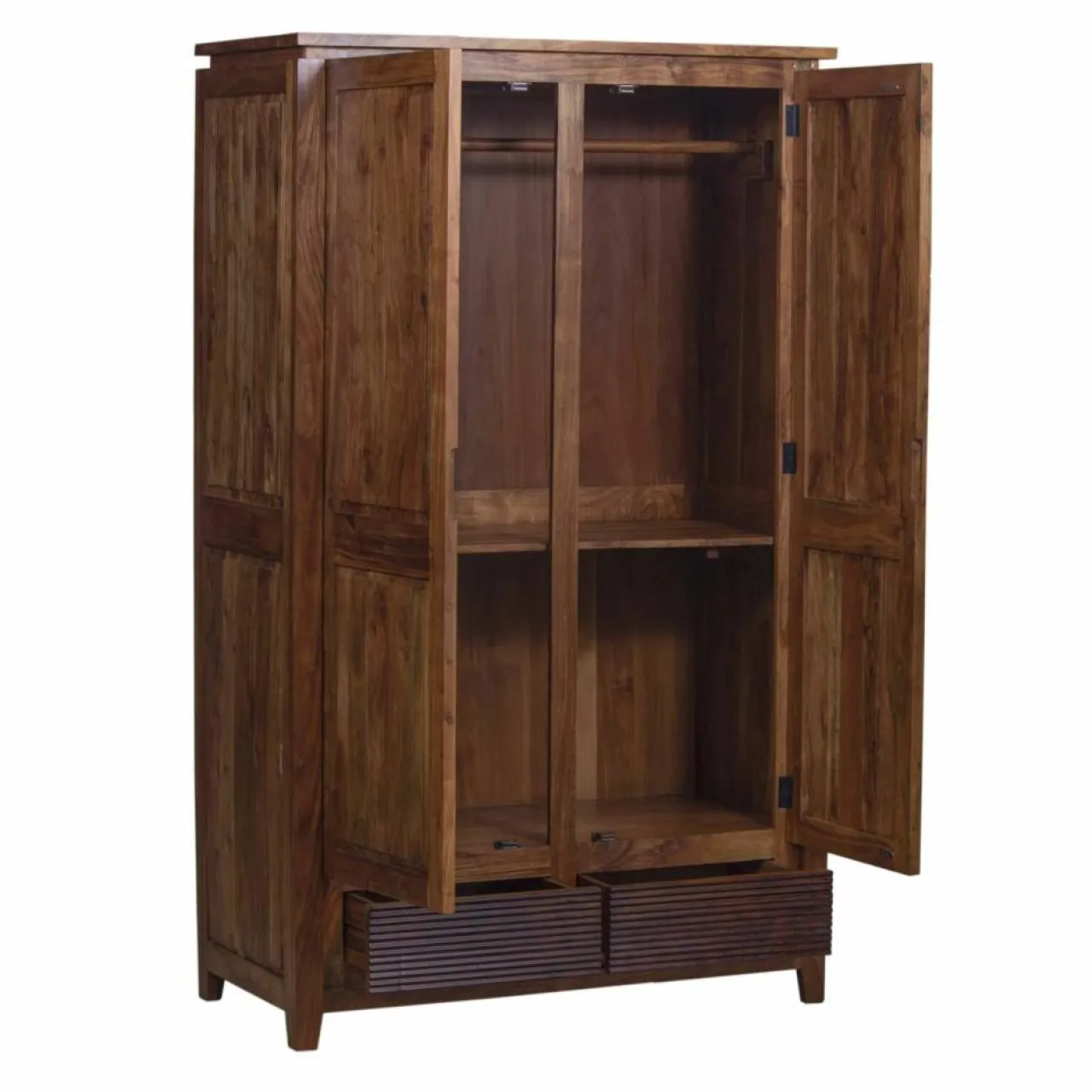 Armoire Lisboa ii Marron - 120x58x200 cm