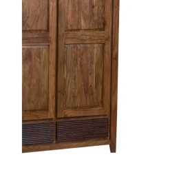 Armoire Lisboa ii Marron - 120x58x200 cm
