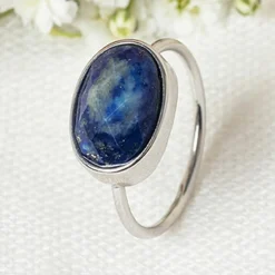 Bague Aimé Lapis en laiton