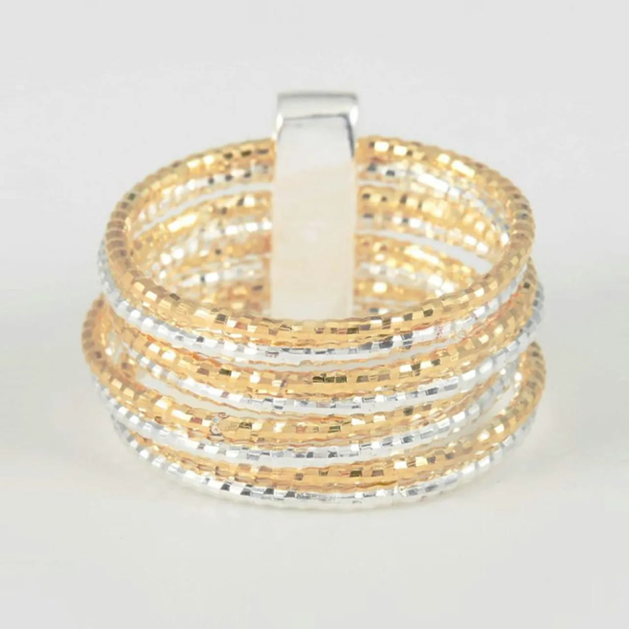 Bague Alcor en Argent bicolore