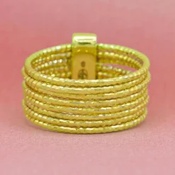 Bague Alcor en Argent doré