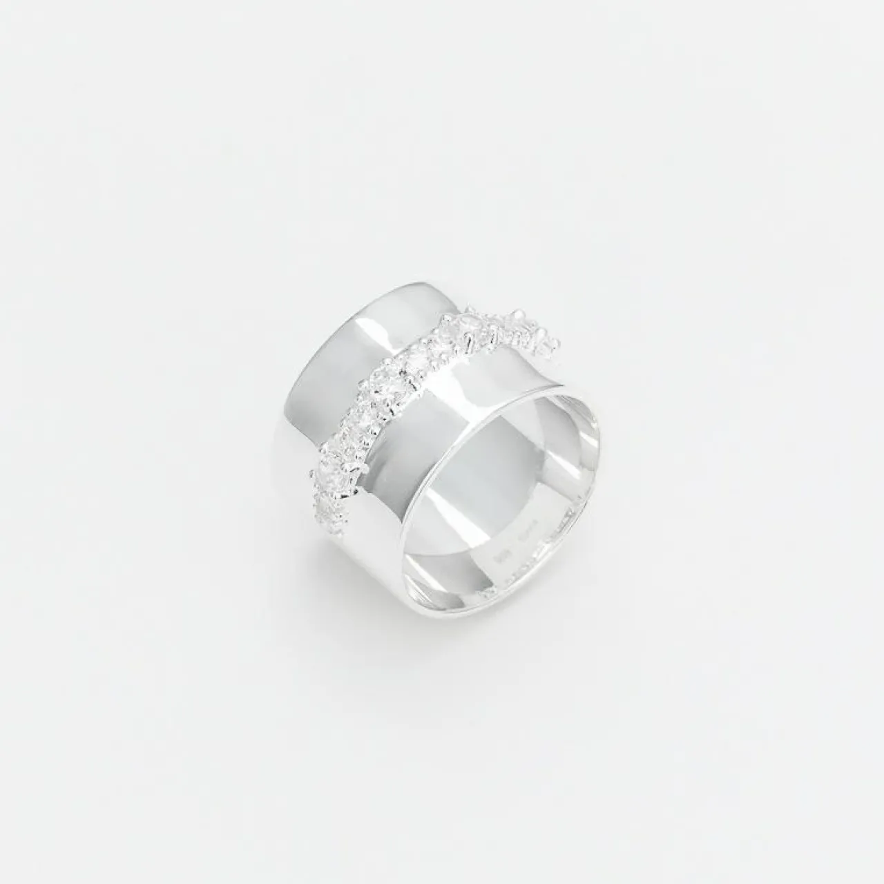 Bague en Argent Gloria Zircons