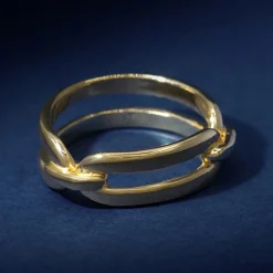 Bague Hydor en Argent doré