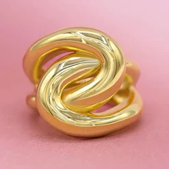 Bague Maïa en Argent doré