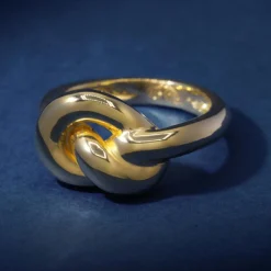 Bague Spika en Argent doré