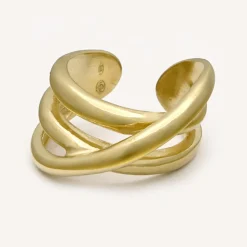 Bague Sveva en Argent doré