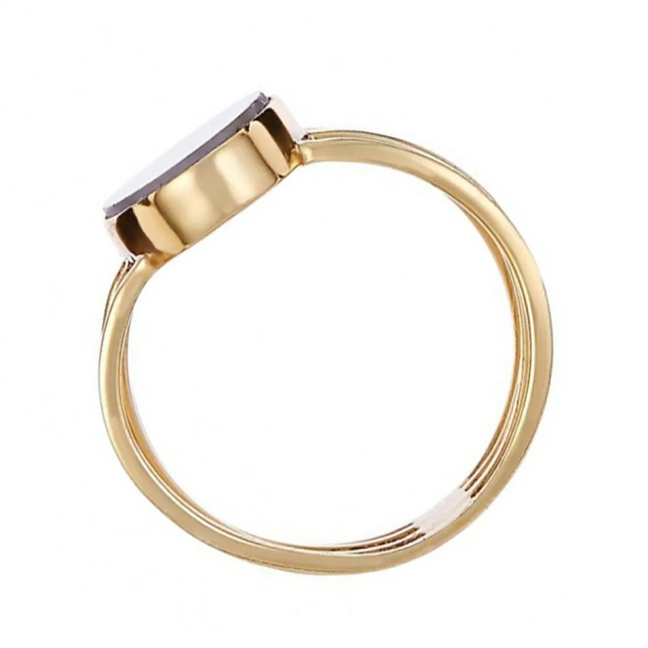 Bague Victoria Labradorite en laiton doré