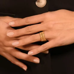 Bague Zelmira en Argent doré