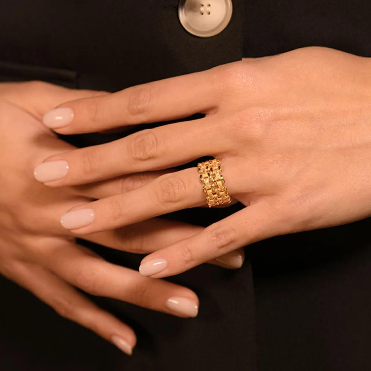 Bague Zelmira en Argent doré