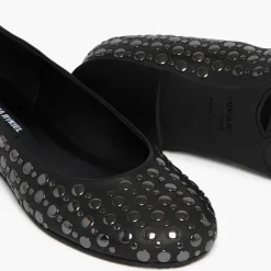 Ballerines en Cuir Beaune noires