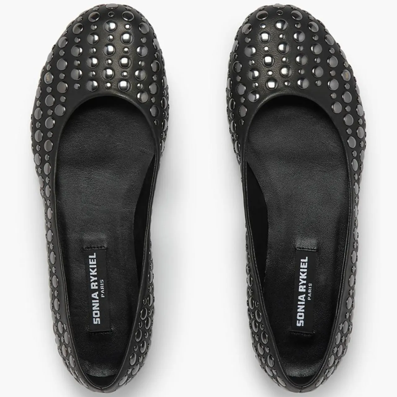 Ballerines en Cuir Beaune noires