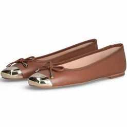 Ballerines en Cuir Dafne marron