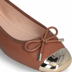 Ballerines en Cuir Dafne marron