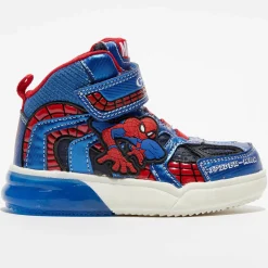 Baskets à lumières Grayjay Spider-Man Geox x Marvel bleu/rouge