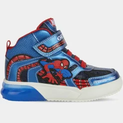 Baskets à lumières Grayjay Spider-Man Geox x Marvel bleu/rouge
