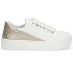 Baskets Alicia blanc/doré