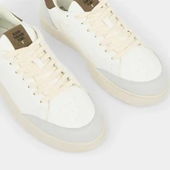 Baskets Aralalf blanc/kaki