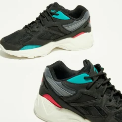 Baskets Aztrek 96 noir/turquoise/orange