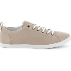 Baskets basses en Cuir Bel rose clair