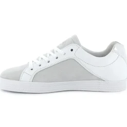 Baskets basses en Cuir Kalexia bimatières écrues