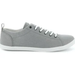 Baskets basses en Twill de coton Bel gris clair
