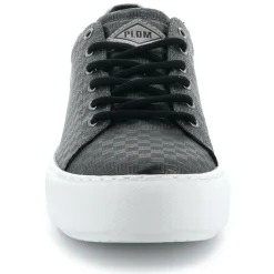 Baskets basses Maroua petite plateforme noir/argenté