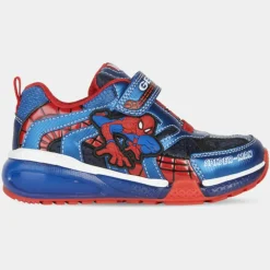 Baskets Bayonyc Spider-Man Geox x Marvel bleu/rouge