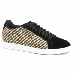 Baskets Courtset noir/rose