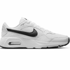 Baskets en Cuir & Maille Air Max Sc blanc/noir