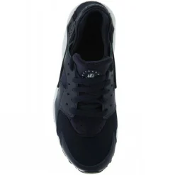 Baskets en Cuir & Mesh Huarache Gs blau marine/noir