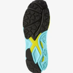 Baskets en Cuir & Mesh Lxcon 94 turquoise/jaune/violet