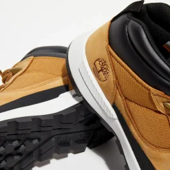 Baskets en Cuir & Textile Sprint cognac