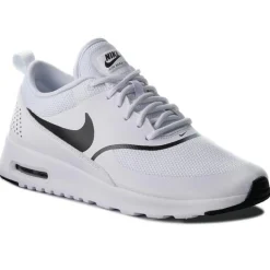 Baskets en Cuir & Tissu Air Max Thea blanc/noir